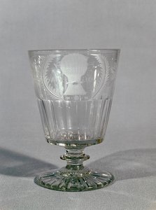 Gobelet gravé à la roue, vers 1800-25